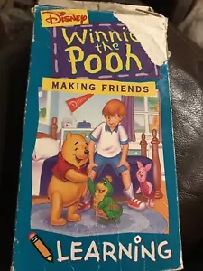 Winnie Pooh Working Together Making Friends Learning VHS Tapes - Picture 1 of 4