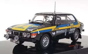 Ixo 1/43 Scale RAC298 - Saab 99 EMS Swedish Rally 1977 - #1 Eklund/Cederberg - Picture 1 of 5