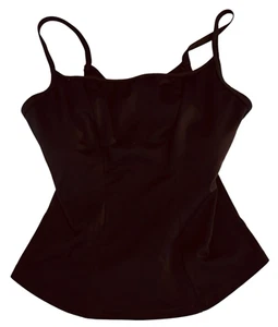 Papillon Blanc Tank Top Control size M Black Vintage 90s - Imagen 1 de 3