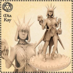 Female Necromancer - Frostgrave, Dungeons and Dragons, 5e, Pathfinder - Picture 1 of 4