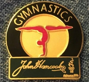 Pin Olímpico de Gimnasia ~ 1996 Atlanta ~ Patrocinador ~ John Hancock - Imagen 1 de 1