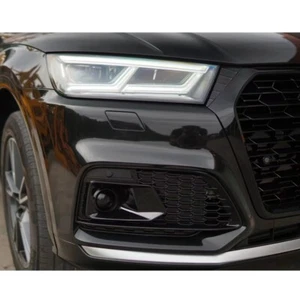For 2016-2019 Audi Q5 FY Sline SQ5 Front Bumper Lower Side Grill Gloss Black - Picture 1 of 5