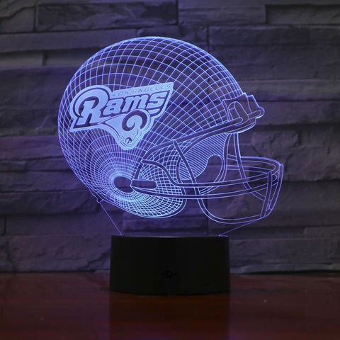 NFL Los Angeles Rams Football 3D Light Cover