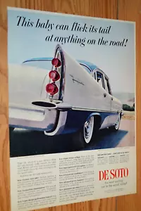 1957 DESOTO FIREFLITE ORIGINAL LARGE VINTAGE ADVERTISEMENT PRINT AD 57 - Bild 1 von 1