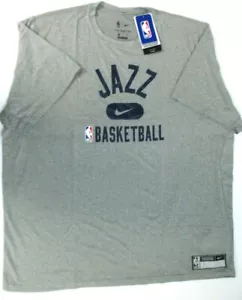 Nike Utah Jazz grau Essential Practice Performance kurzärmeliges Dri-Fit Shirt - Bild 1 von 6