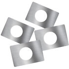 4 pièces boutons de planche de réparation serrure de porte plaque de renfort housse en acier inoxydable