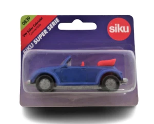 Siku Super Serie 0839 VW Kafer Cabriolet NoC Diecast Germany Blue and Red - Picture 1 of 8