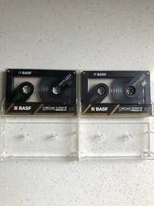 BASF CHROME SUPER II 2 x 100 CASSETTES 1991 - Picture 1 of 3