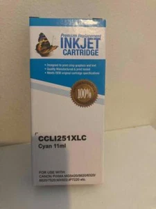 Premium Replacement Inkjet Cartridge Cyan CCLI251XLC Cannon Sealed - Picture 1 of 1