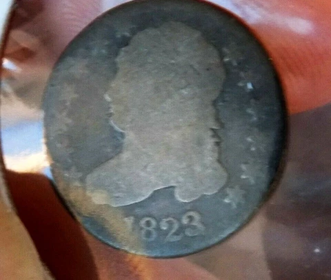 BUST DIME 1823/2 ULTRA RARE EARLY YEAR DIME Cover
