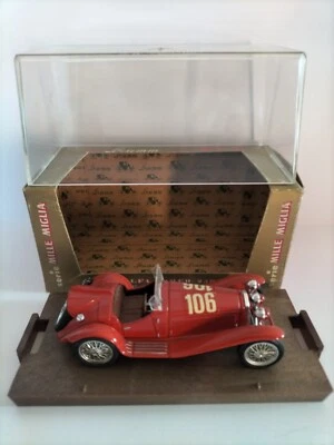 Alfa Romeo 2300 Touring 1932 1/43 Rouge Cabriolet BRUMM SERIE ORO R78 - Immagine 1 di 4