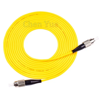 100M FC-FC/UPC Simplex 9/125 SingleMode SM Fiber Optic Cable Patch Cord Jumper - Image 1 of 4