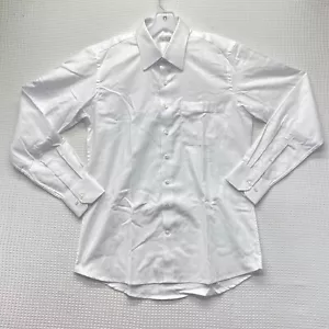 Sam Surin Button-up Shirt Men Size M White Chest:  40" Length: 29" - Picture 1 of 7