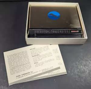 Vintage Rolodex by Park Sherman Inc. Telephone Address Desk Flip Open w/ Box - Picture 1 of 14