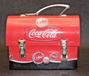 Coca Cola SM Tin Dome Workmans Lunch Box Collectable - Picture 1 of 5