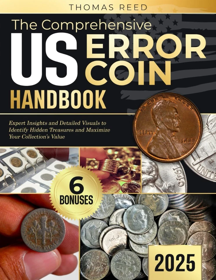 The Comprehensive US Error Coins Handbook: información de expertos e imágenes detalladas  Foto 1 de 3