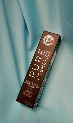 Pure cosmetics shine bright loose powder .Gold. - Image 1 of 4