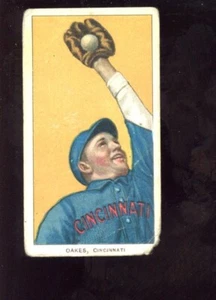 1910 T206 Piedmant 350 Tobacco Baseball Card Oakes Cincinnati - Picture 1 of 2