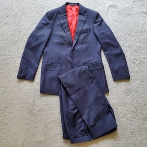 Fornitura Tuta Uomo 38S 36x30 Blu 2 Pezzi Lana Siena Vitale Barberis Canonico - Foto 1 di 24
