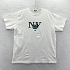 New Kith NY Big Apple Shirt Mens Large White Relaxed New York Logo Vintage Tee