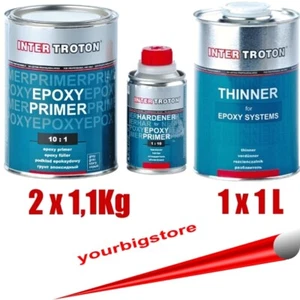 Epoxy Grundierfüller 2,2Kg Grundierung Füller Haftgrund + 1L Verdünnung Troton - Bild 1 von 6