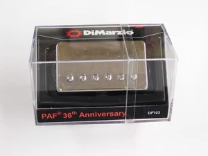 DiMarzio REGULAR SPACED PAF 36th Anniversary Neck Humbucker Nickel Cover DP 103 - Picture 1 of 1