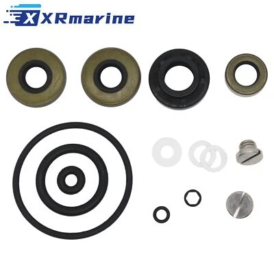 Fits Johnson Evinrude 8-9.9-10-15 HP Lower Unit Gearcase Seal O-ring Kit 396350 - Image 1 of 4