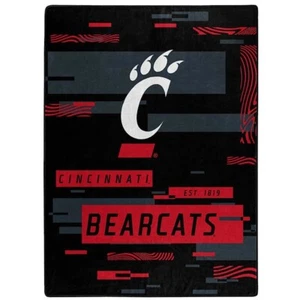 Northwest NCAA Cincinnati Bearcats Royal Plush Throw Blanket New 60" x 80" - Picture 1 of 6