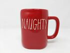 Rae Dunn 2019 Christmas Naughty Nice Red White Mug Magenta New
