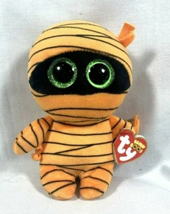 TY BEANIE BOO BOOS WITH TAGS MASK HALLOWEEN MUMMY SPARKLE EYES BD NOVEMBER 13 - Picture 1 of 6