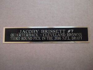 Jacoby Brissett Cleveland Browns Nameplate For A Football Jersey Case 1.5" X 8"