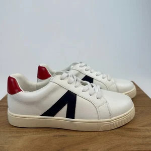Nuevo Nuevo sin caja Mujer Mia Italia Cuero Blanco Informal Cómodo Zapatos Tenis Talla 10 M - Imagen 1 de 8