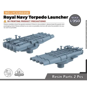 LYCG350358 1/350 Modelo Actualización Piezas Royal Navy Lanzador de Torpedos Impresión 3D - Imagen 1 de 3