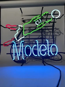 Modelo Especial Cerveza Goalie Potrero Bier Acryl 20" Leuchtreklame Licht Lampe Bar - Bild 1 von 3