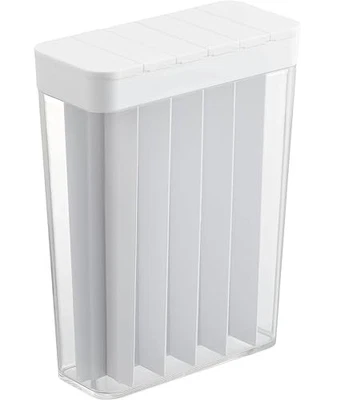 Yamazaki Home 1-Cup Rice Bin for Fridge White Plate Slide-Out Measuring 3822 - Image 1 of 4