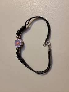 Schnur Armband Fußkettchen Sommer Mehrfarbig Blumen Armband Strand Kordel Surfer 11" - Bild 1 von 12