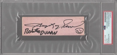 Boleto autografiado por Roberto Duran Vs Sugar Ray Leonard 1980 PSA/DNA sin más Foto 1 de 2