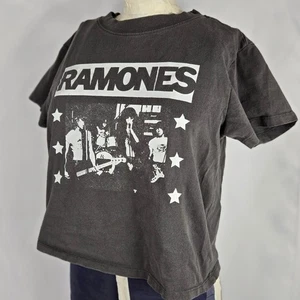 Camiseta H&M Divided Ramones Gráfica Banda Camiseta Manga Corta Gris Talla S Punk Rock - Imagen 1 de 9