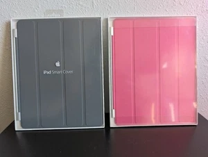 Apple iPad 2da, 3ra, 4ta Generación Smart Cover Gris Oscuro y Rosa Paquete - Imagen 1 de 15