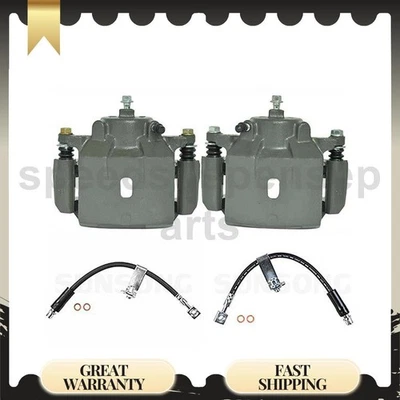 Línea de manguera de freno delantero con pinzas para Chevrolet Malibu 3.6L 2.4L 3.5L_ Foto 1 de 4