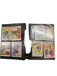 270+ 90s Vintage marvel and dc Comics cards in binder - Picture 1 of 5