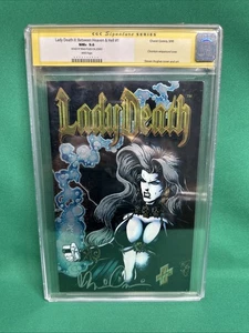 Lady Death II: Between Heaven & Hell #1 CGC 9.6 Signature Brian Pulido - Picture 1 of 9