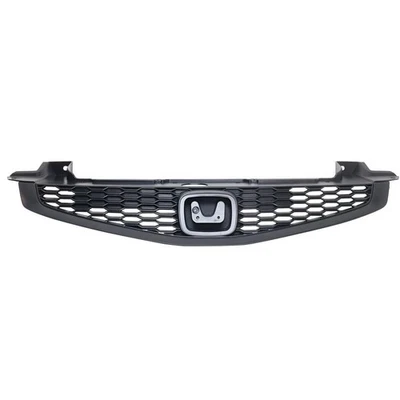 For 2012-2013 New Grille Honda Fits Civic Coupe Black Plastic Foto 1 de 4