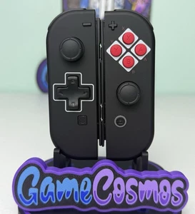 Retro NES Inspired - Black Accents - Custom Joycons for the Nintend Switch - Picture 1 of 4