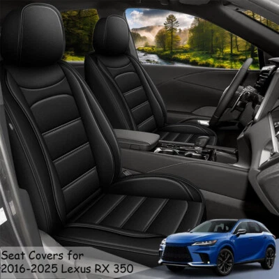 Car Seat Covers for 2016-2025 Lexus RX 350 (5 Seats,Black,Not Fit for RX 350L) Foto 1 de 4