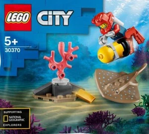 LEGO 30370 City - Ocean Diver Nuevo en Paquete 22 Piezas 2020 Polybag - Imagen 1 de 1