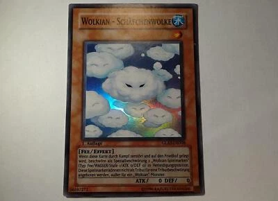 Yugioh WOLKIAN - SCHÄFCHENWOLKE , glas-de008 Super Rare deutsch NM 1. Auflage - Bild 1 von 3
