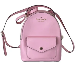 NEW Kate Spade New York Schuyler Mini PVC Leather Backpack $299 Light Pink - Picture 1 of 13