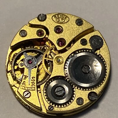 Revue GT Movement Jeweled Parts/Repair Wittnauer 9T - Image 1 of 4