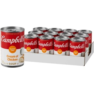 Campbell's *Gluten Free Cream of ๐ Chicken Soup, 10.5 Ounce (Pack of 12) - Picture 1 of 7